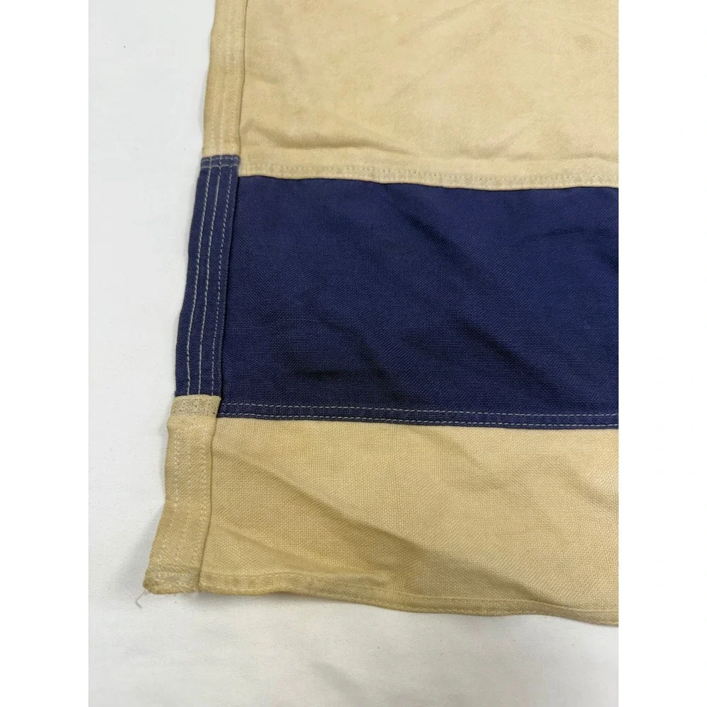 Vtg Annin Defiance Israel Flag 100% Cotton Bunting 32x58 Girl Scout Mariner Ship